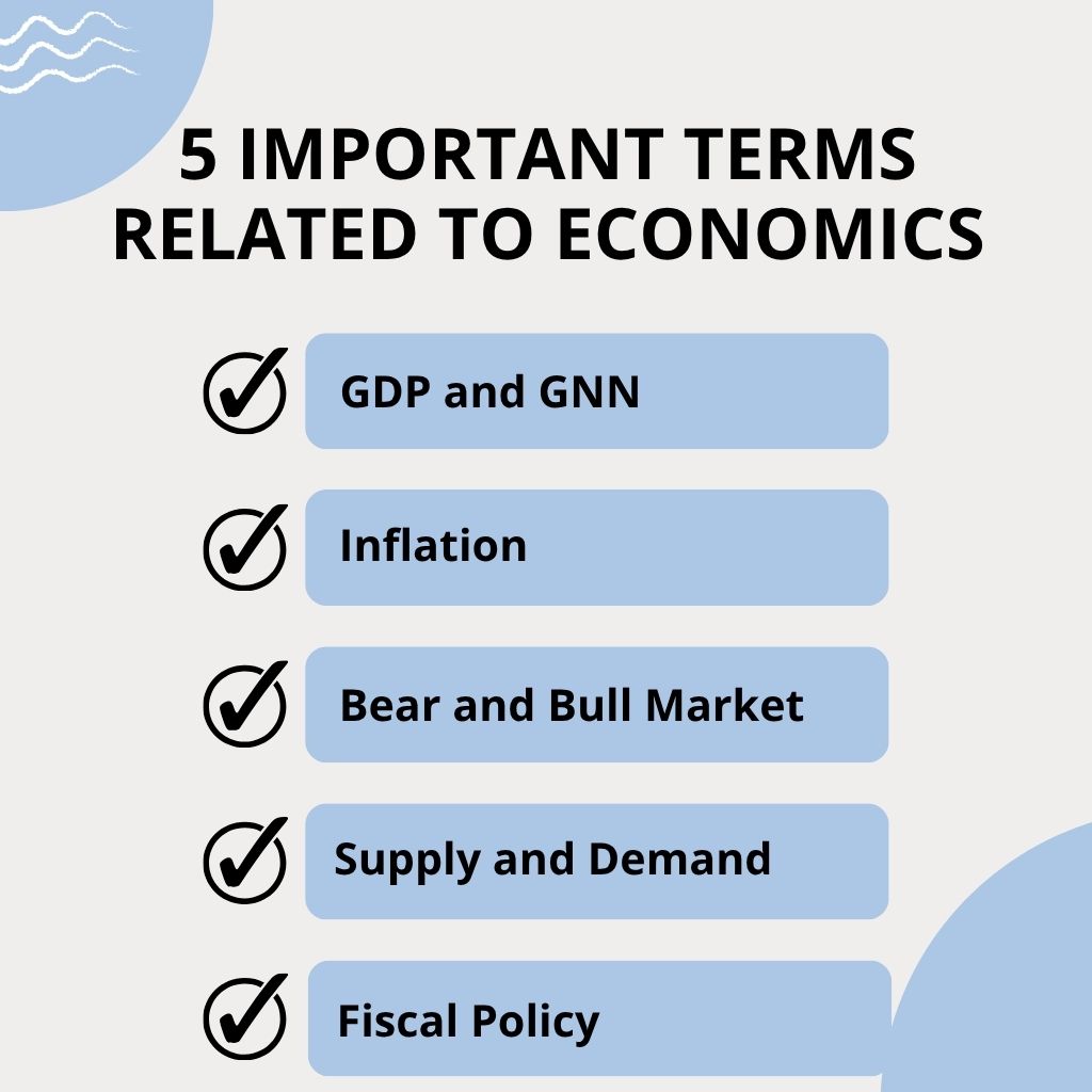 5 important terms of economics