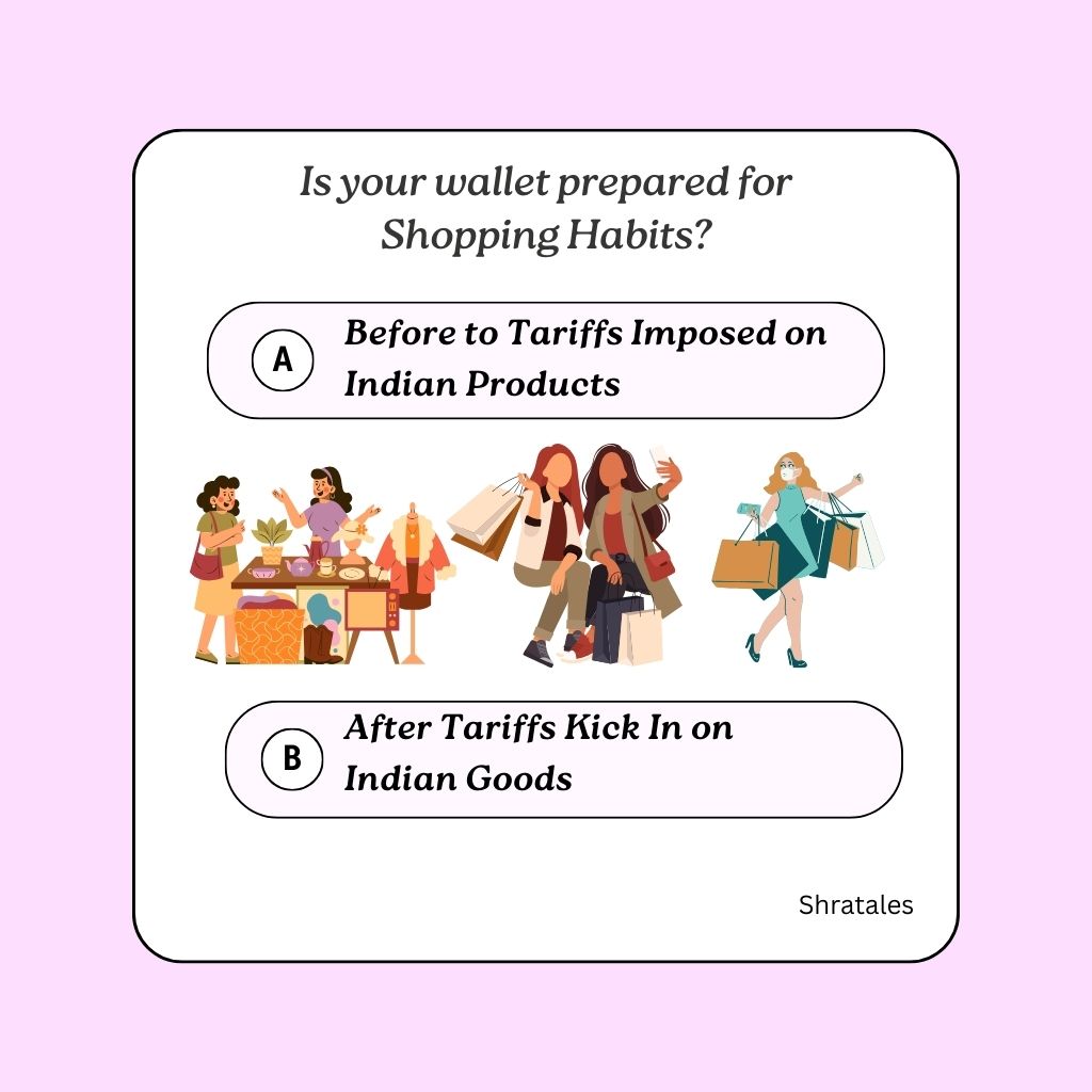 tariff on Indian goods by shratales