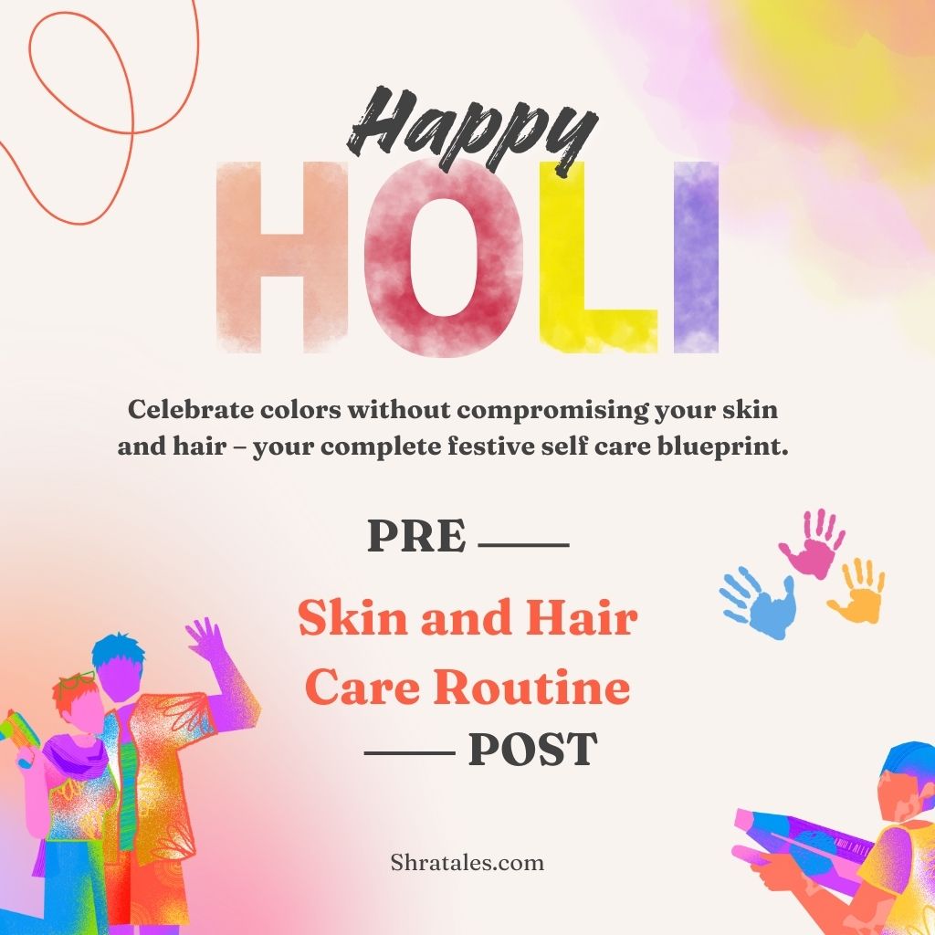 Holi skin care and hair care ideas fly in air pic 6 by shratales