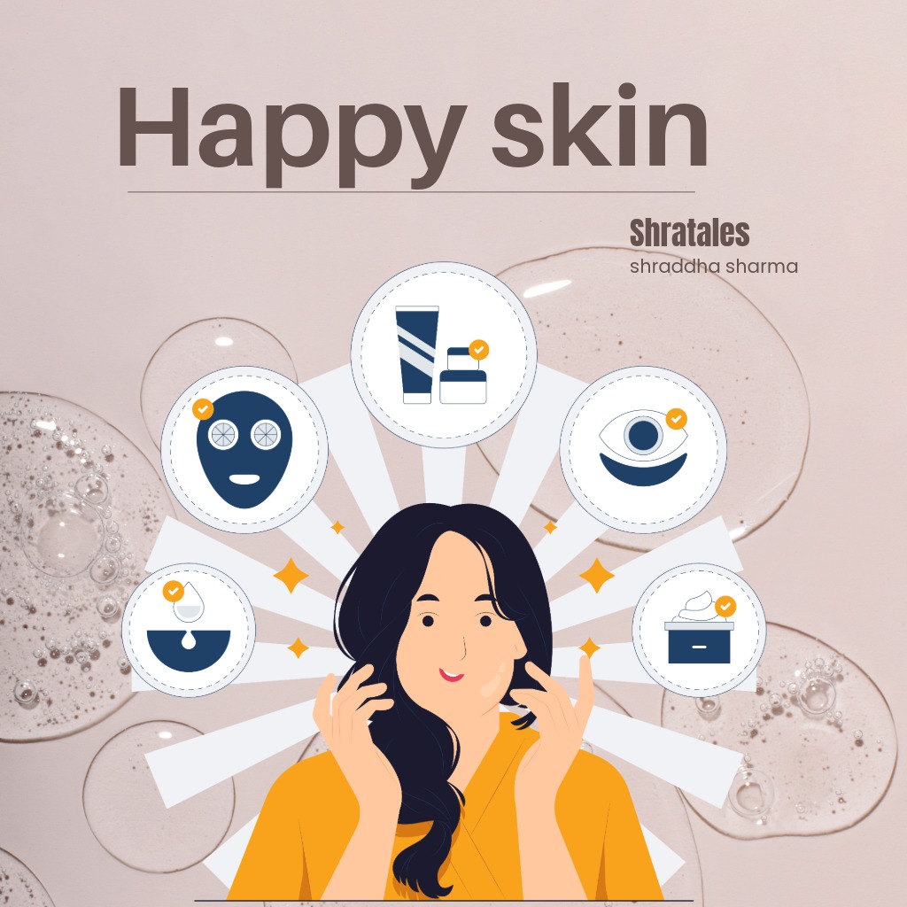 stay happy for happy skin selfcare tip
