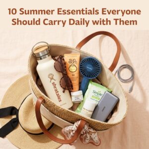 Read more about the article 10 Summer Essentials Everyone Should Carry Daily Selfcare Routine for this Summer