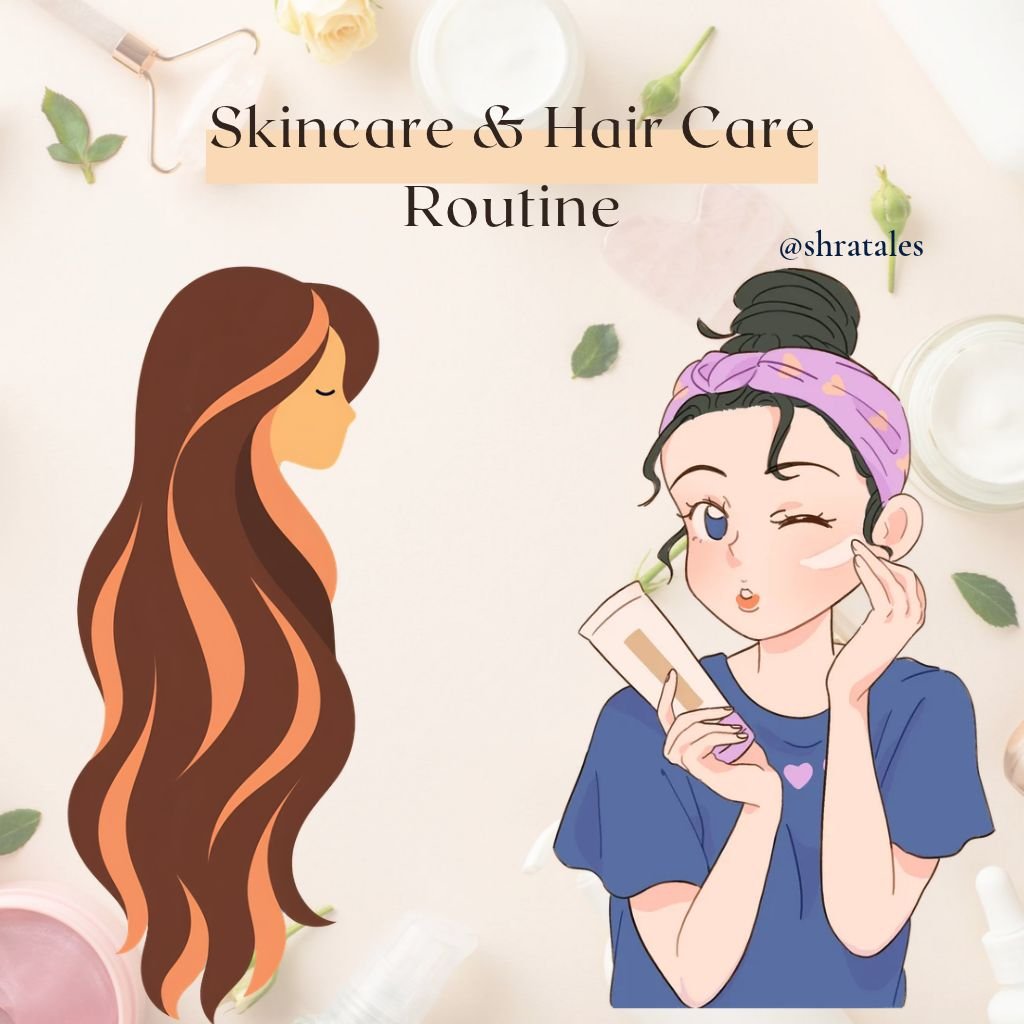 skincare and hair care routine beauty tips