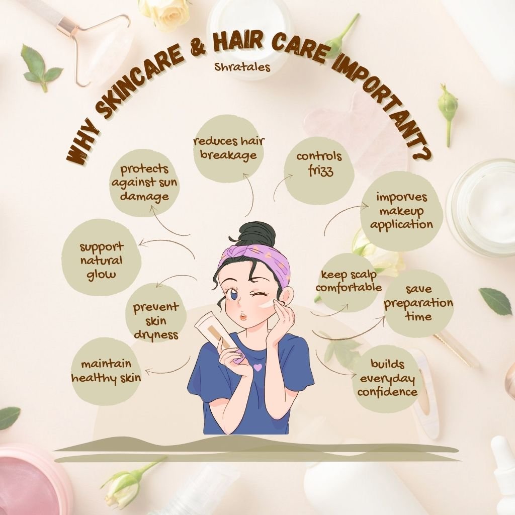 why skincare and hair routine is important
